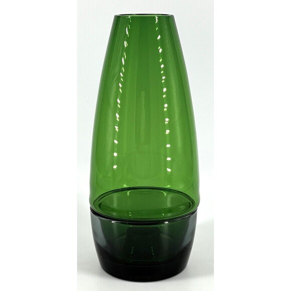 Per Lütken for Holmegaard Glass Hurricanes Green Danish Modern - 7.75" - Picture 3 of 9